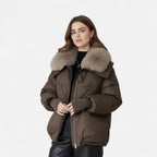 Duvrier | Women’s Fur Collar Winter Jacket