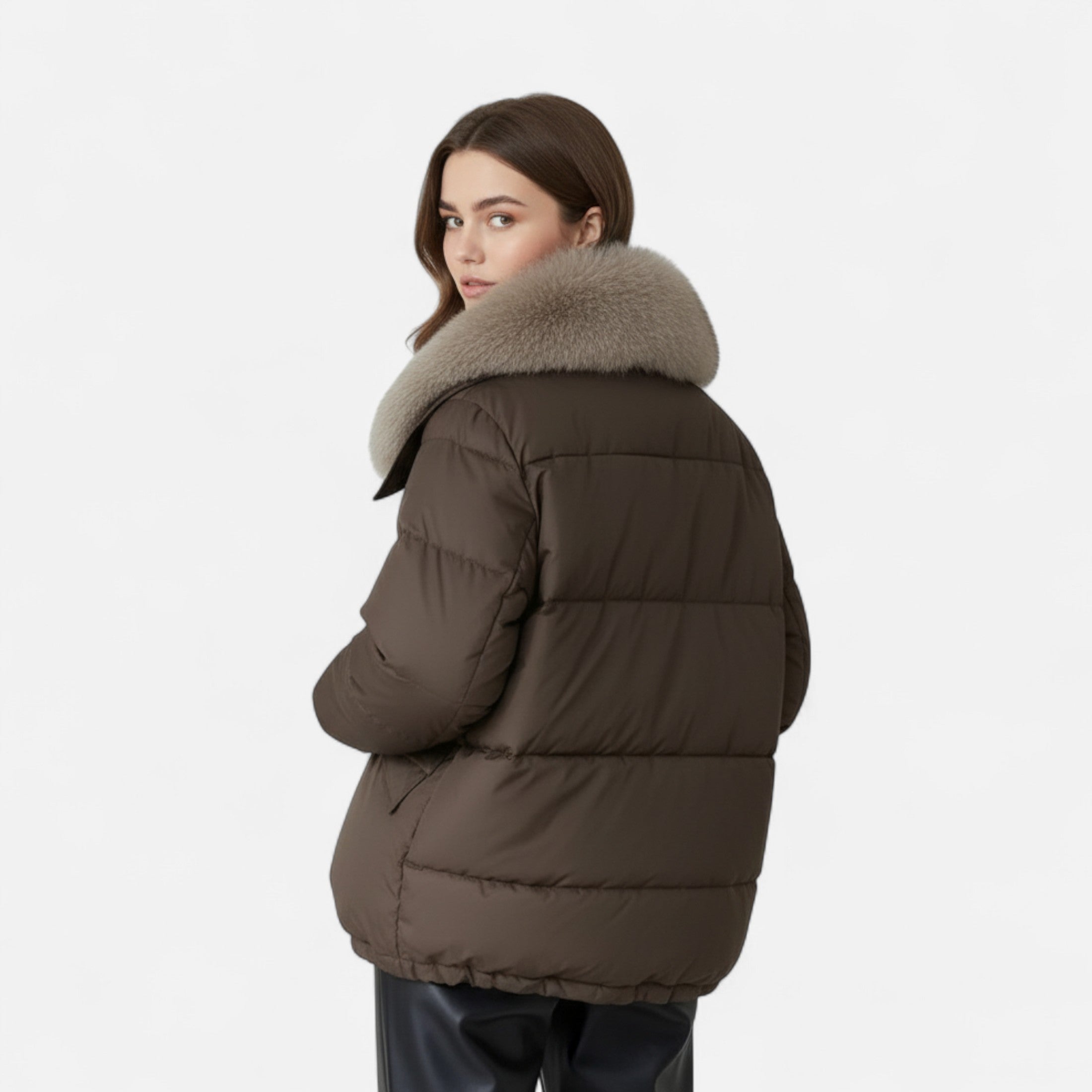 Duvrier | Women’s Fur Collar Winter Jacket