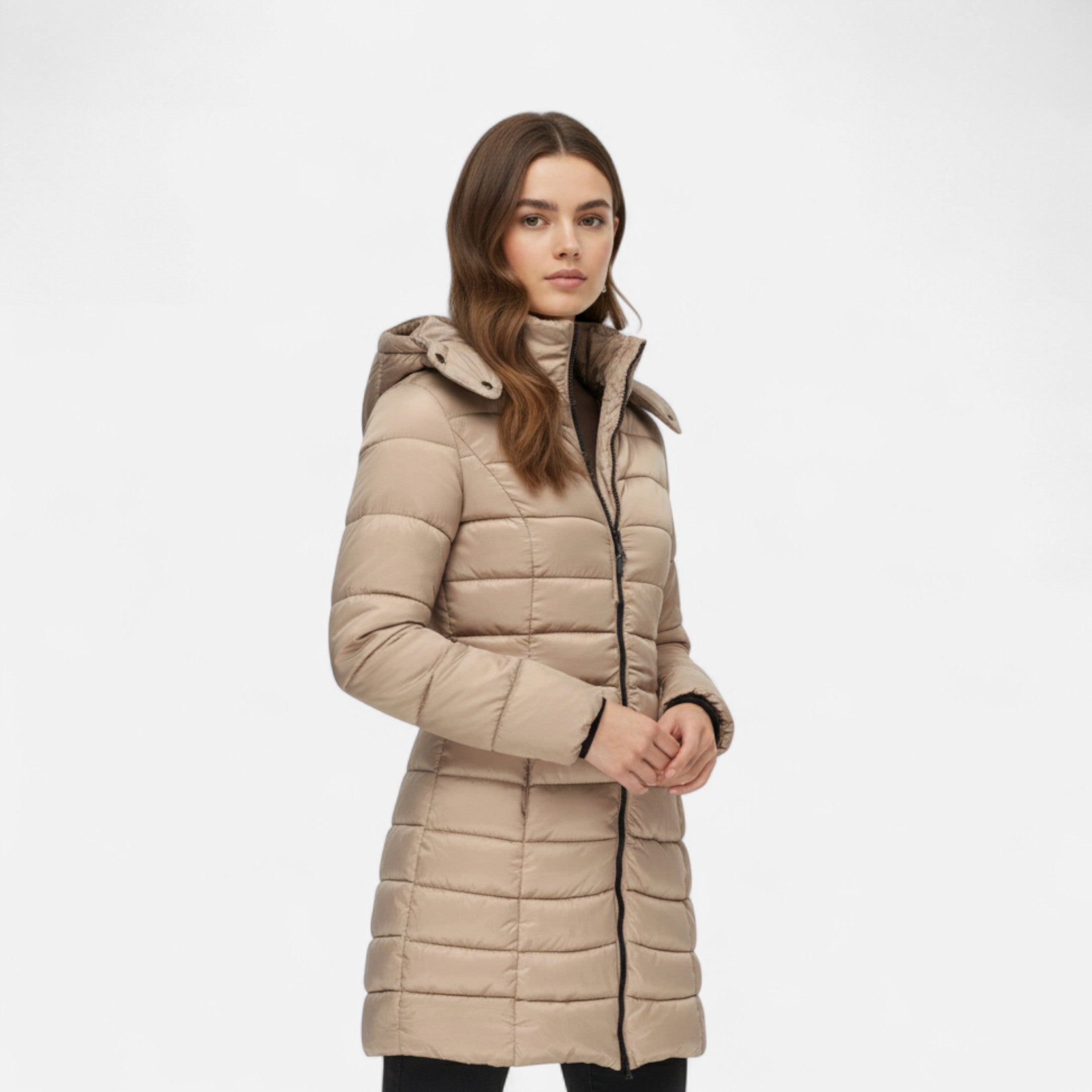 Duvrier | Women’s Hooded Padded Puff Jacket