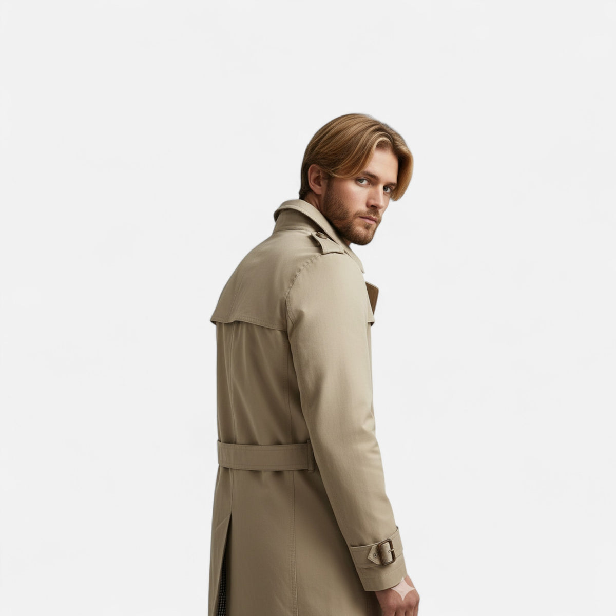 Duvrier | Men’s Business Cotton Trench Coat
