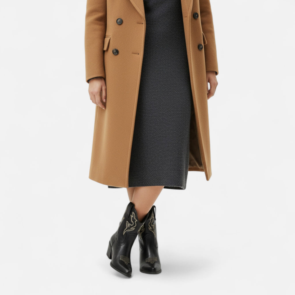 Duvrier | Women’s Western Cowboy Ankle Boots