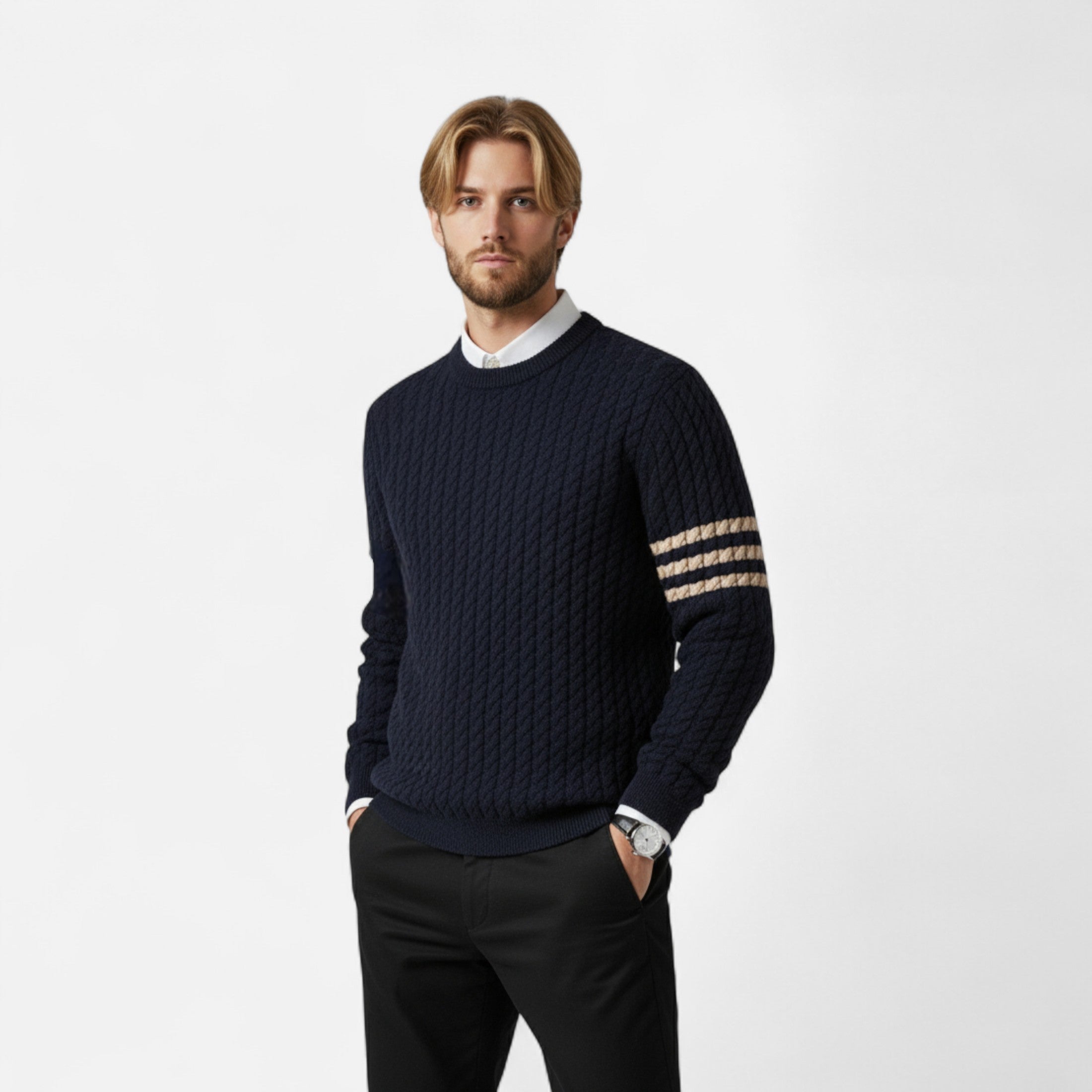 Duvrier | Men’s Cashmere Blend Jumper
