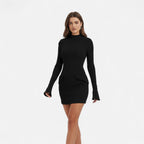 Duvrier | Women’s Long Sleeve Bodycon Mini Dress