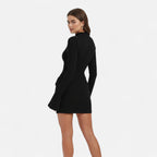 Duvrier | Women’s Long Sleeve Bodycon Mini Dress