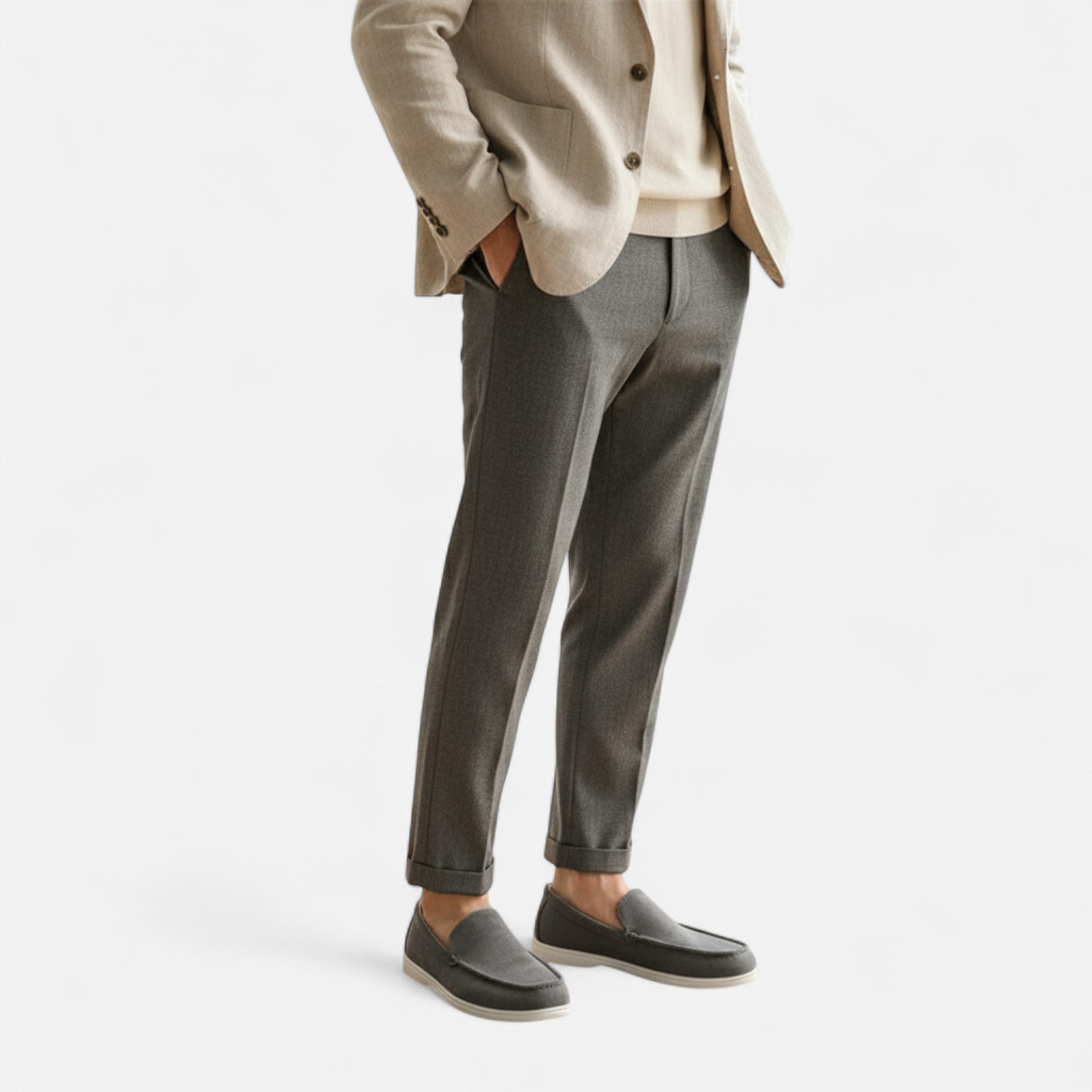 Duvrier | Men’s Suede Leather Driving Loafers