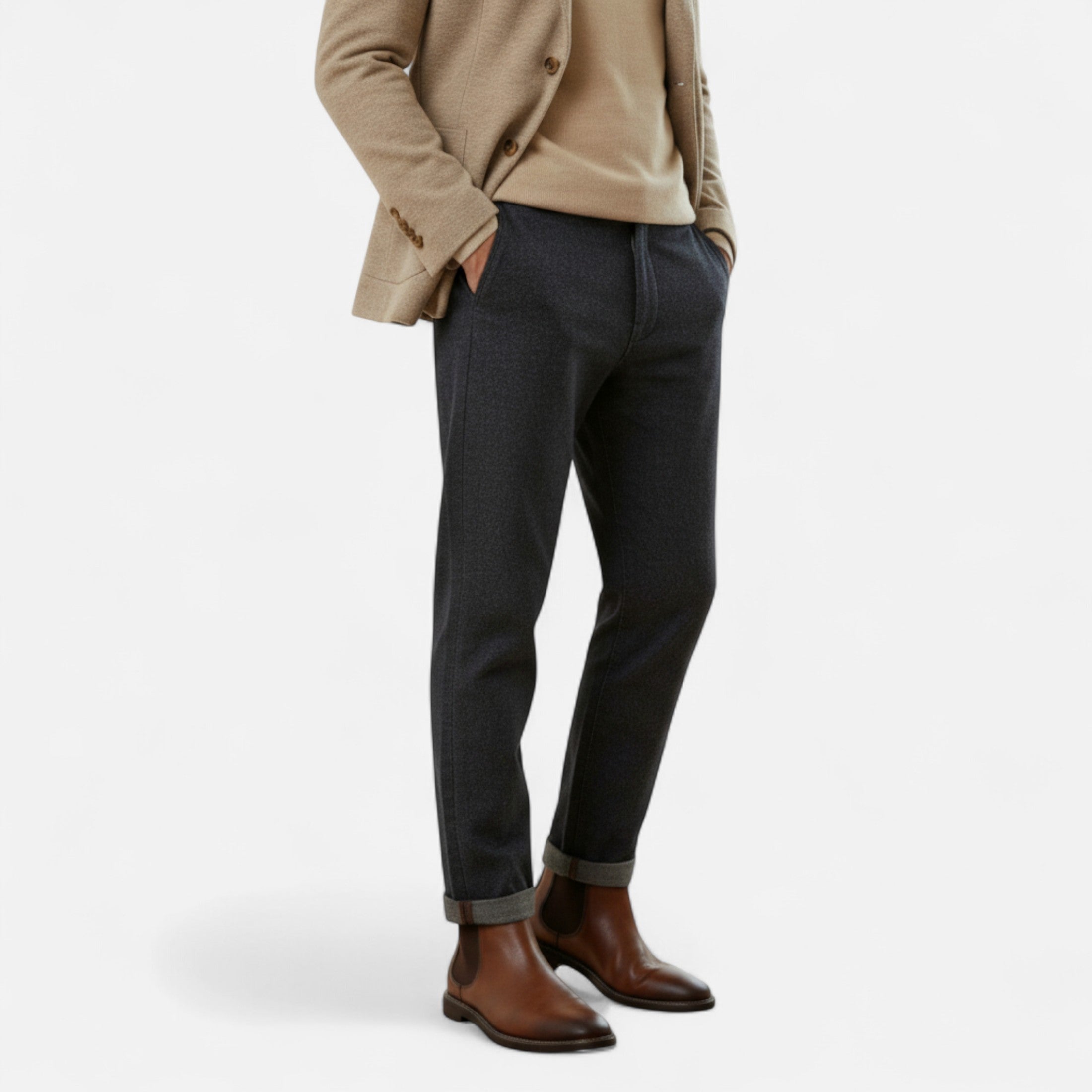 Duvrier | Men’s Leather Chelsea Ankle Boots