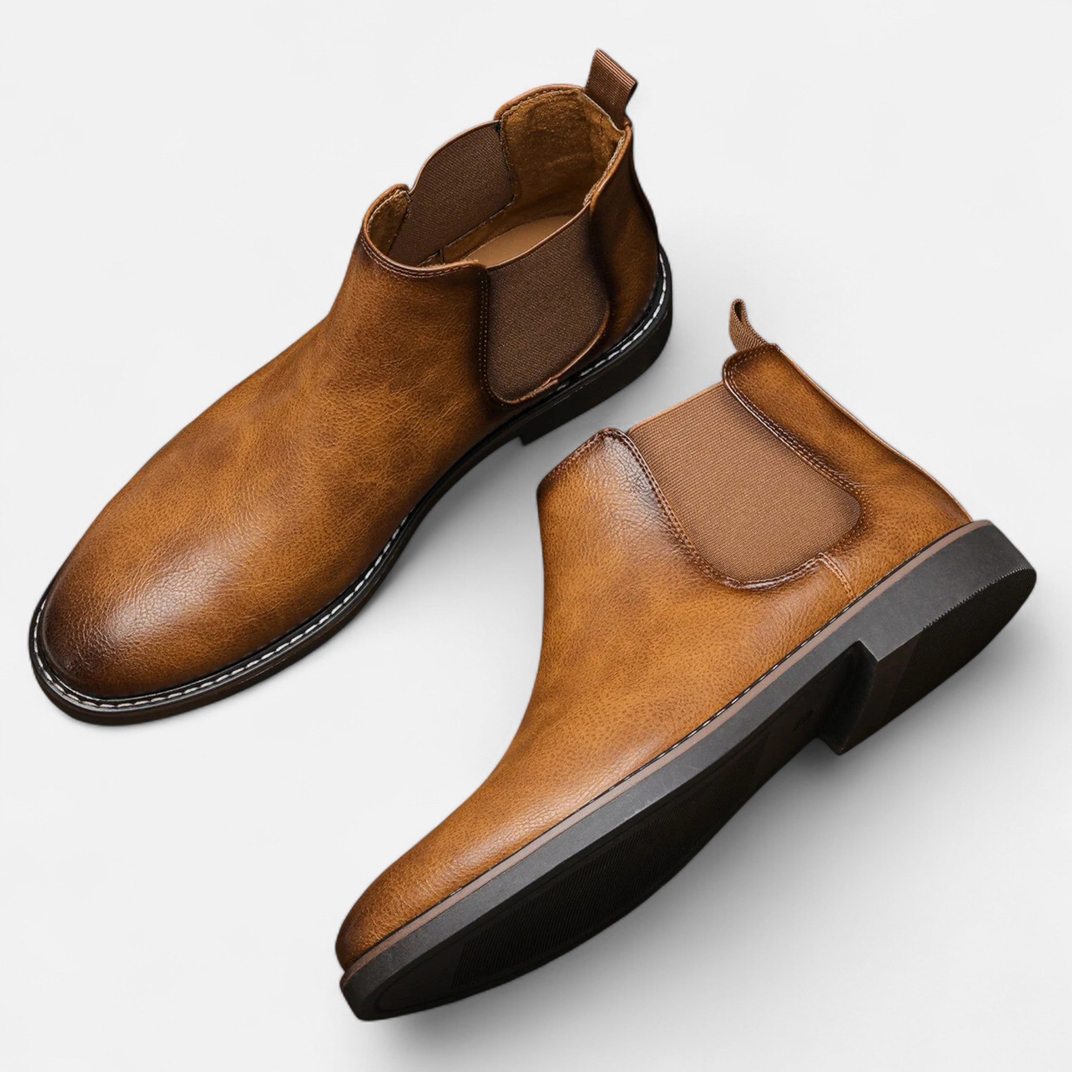 Duvrier | Men’s Leather Chelsea Ankle Boots