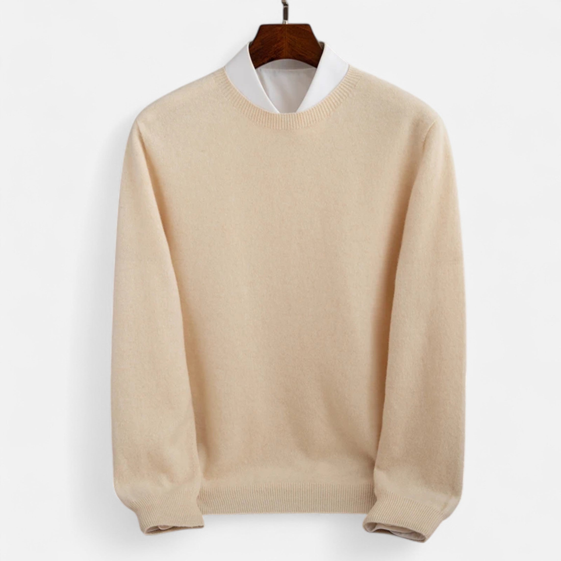 Duvrier | Men’s Pure Wool Cashmere Jumper