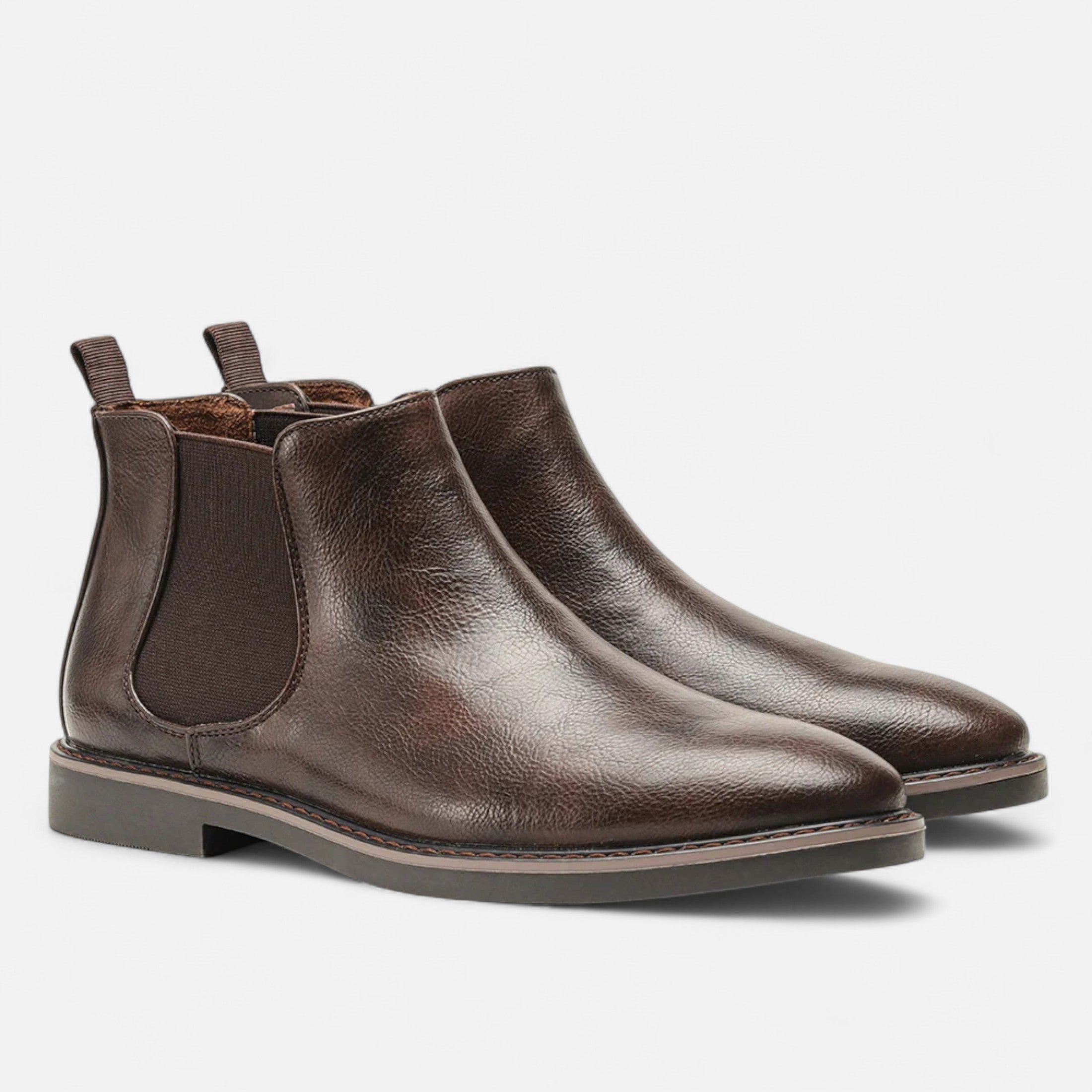 Duvrier | Men’s Leather Chelsea Ankle Boots