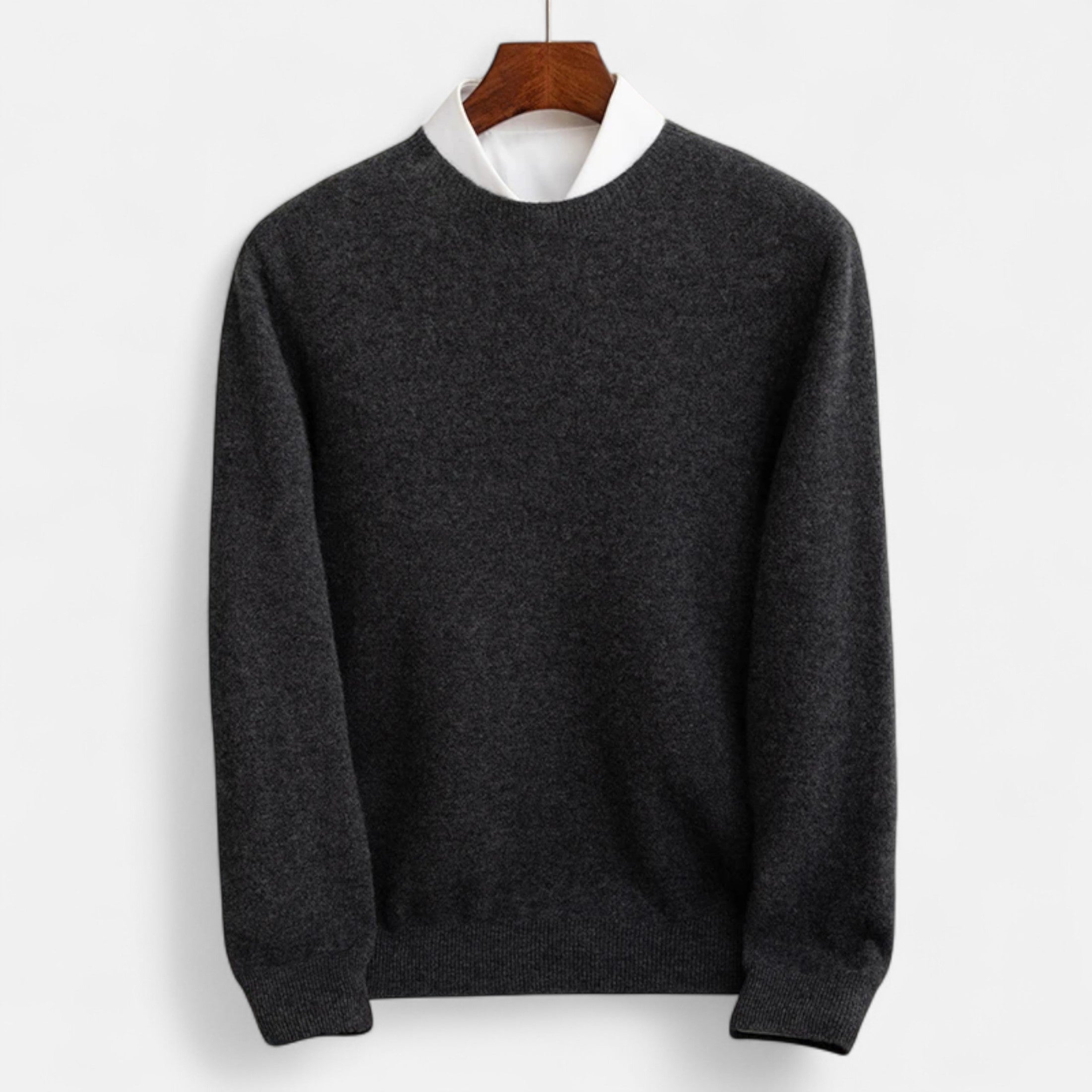 Duvrier | Men’s Pure Wool Cashmere Jumper