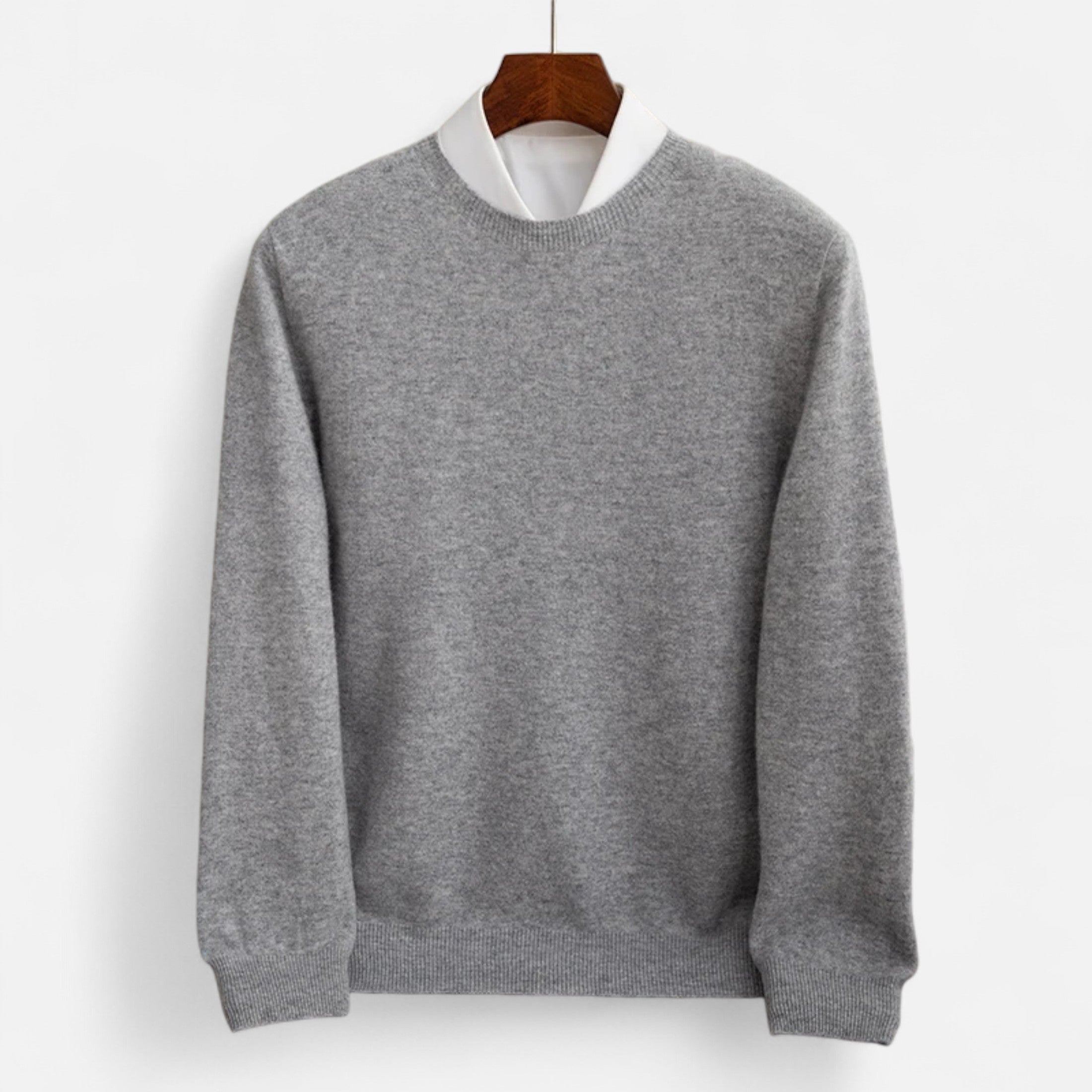 Duvrier | Men’s Pure Wool Cashmere Jumper